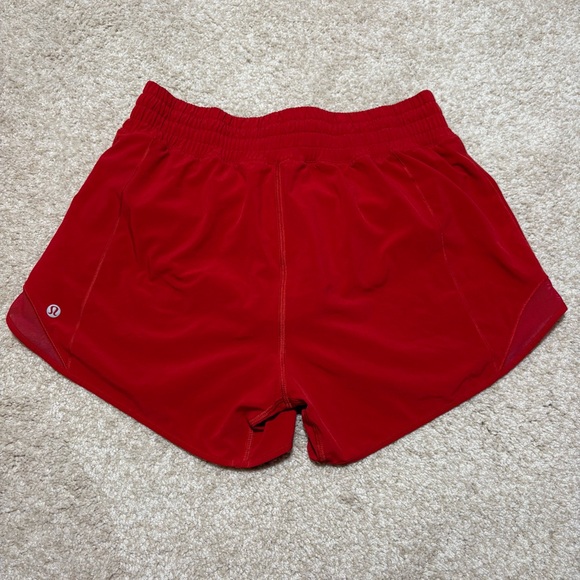 Lululemon Red Hotty Hot Short II *Long 4" First Release Size 6 - Picture 9 of 11